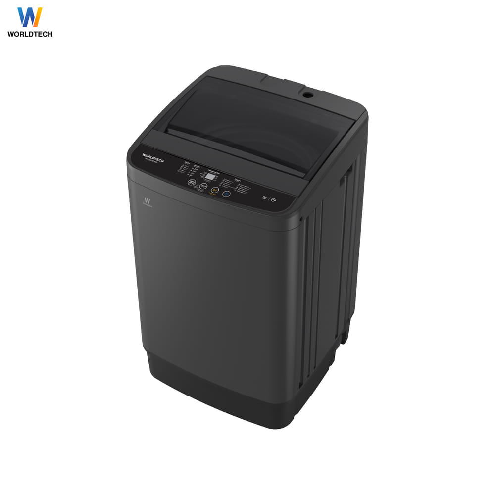 เครื่องซักผ้าฝาบน WORLDTECH รุ่น WT-MB70-600 ขนาด 7 KG. สีเทา-ดำ